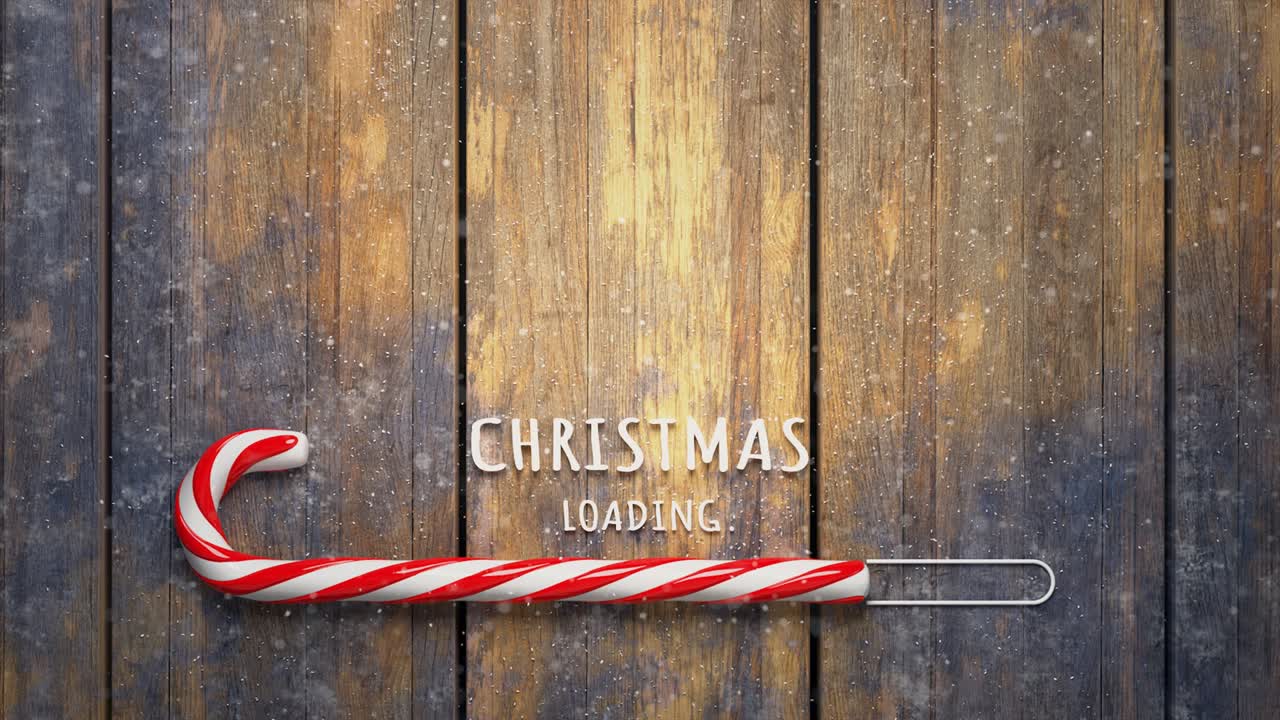 feliz natal conceito de carregamento com cana de doces