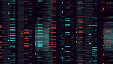 Digital-binary-code-with-random-neon-led-numbers-on-computer-screen