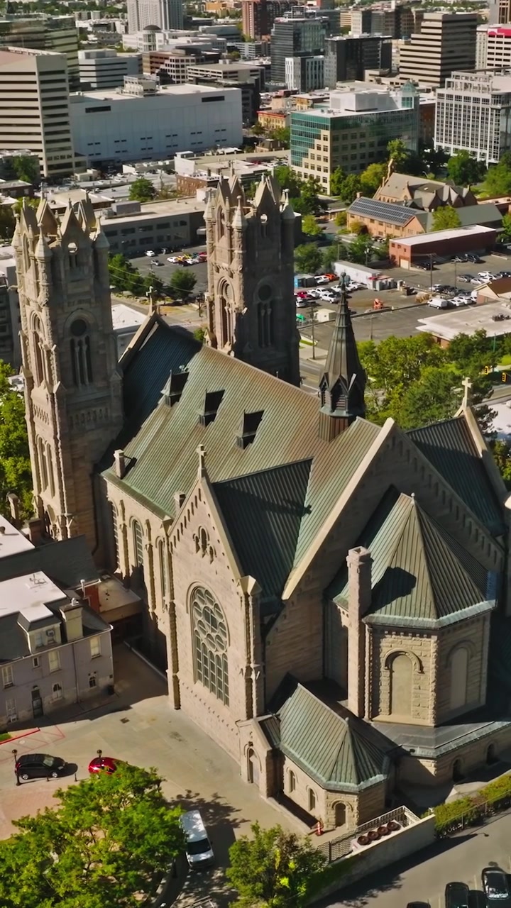 Catedral da Madalena no centro de Salt Lake City, Utah