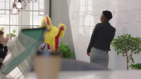 dancing-chicken-happy-business-people-meeting-funny-rooster-victory-dance-students-celebrate-in-silly-office-party-enjoying-crazy-presentation-meeting