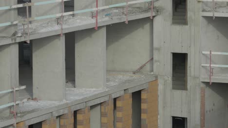 construction site of apartment building