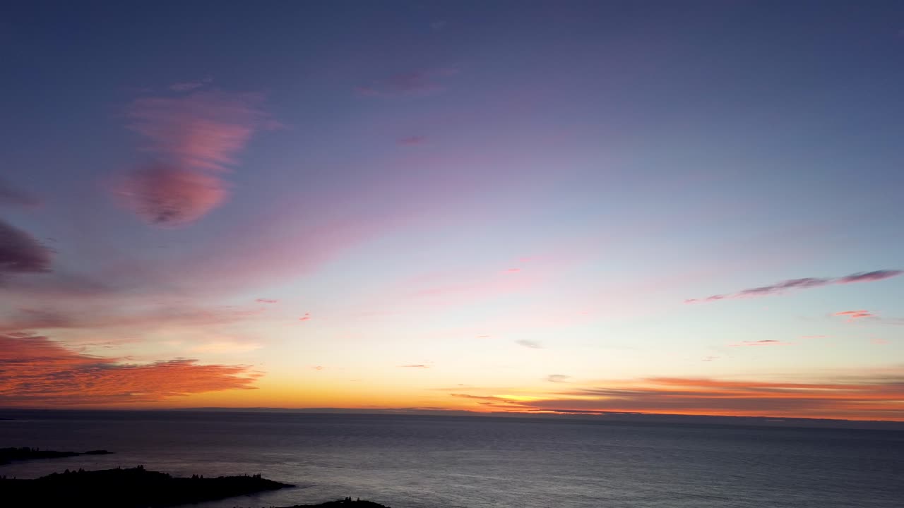 아름다운 풍경 풍경 아침 해가 뜨는 하늘 구름 형식  지평선 해안선 키아마 헤링롱 남쪽 해안 자연 여행 관광