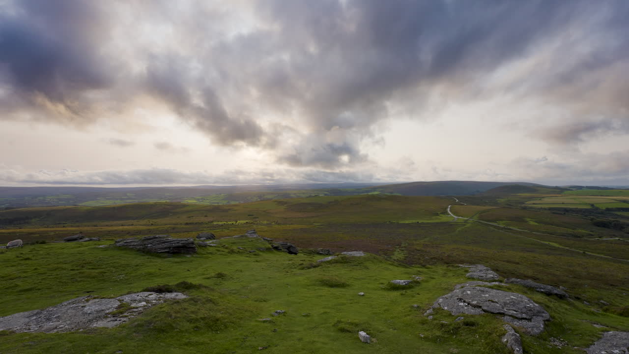 Scenic View from a Hilltop in the UK