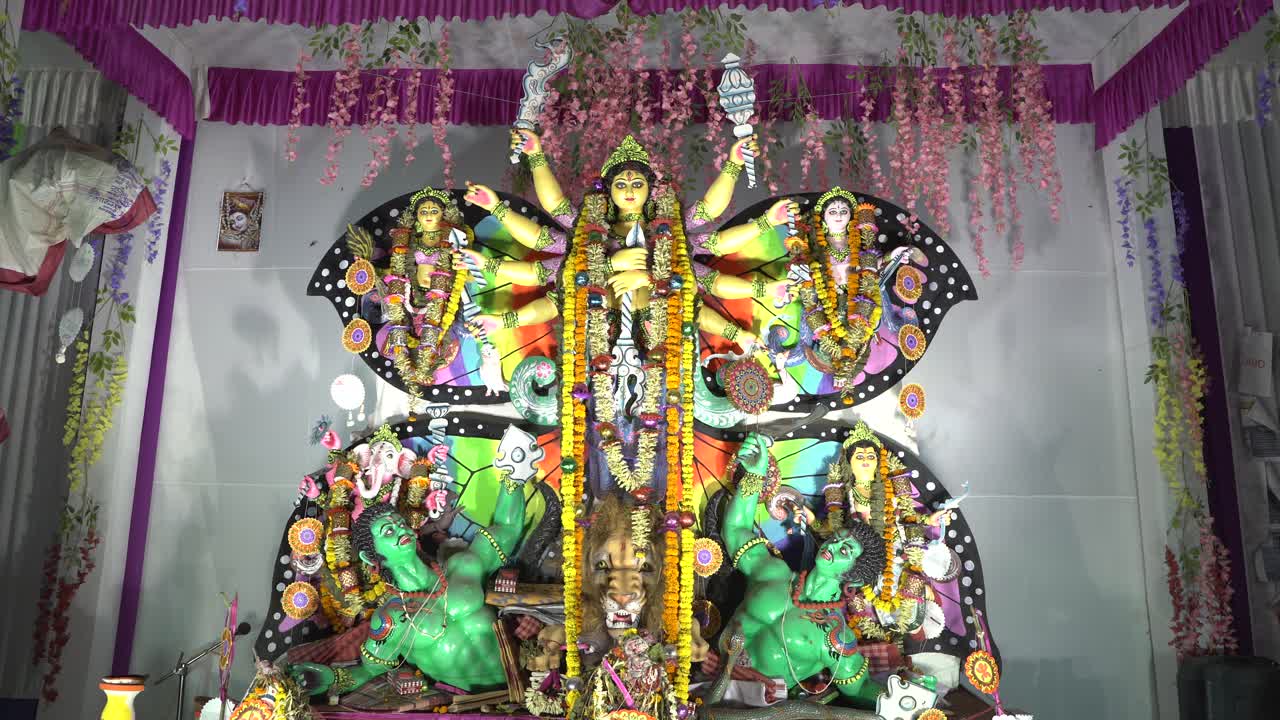 durga puja es el festival más grande de la india y bengala occidental