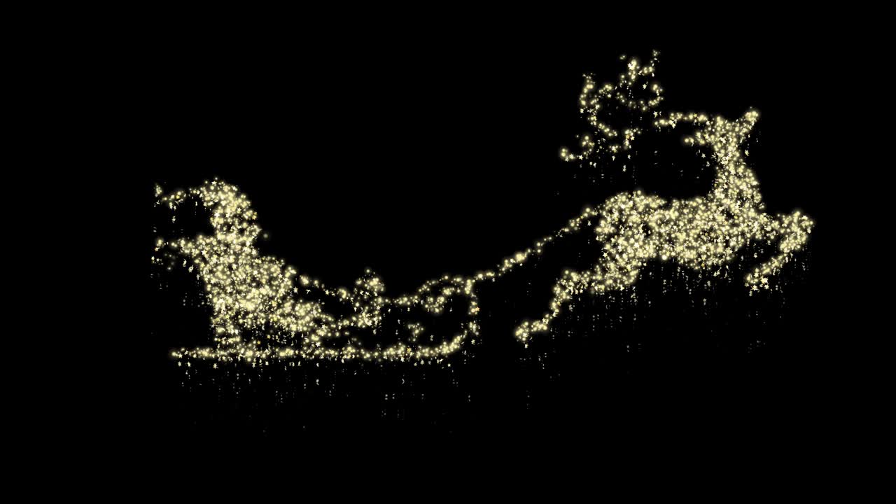 Jouluaiheisia hiukkasia – Joulupukin reki ja porot.