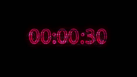 glitching timer display