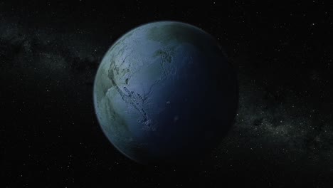 earth from space at night