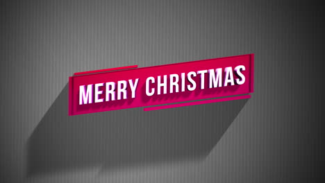 Modern-Merry-Christmas-text-on-grey-lines-geometric-pattern