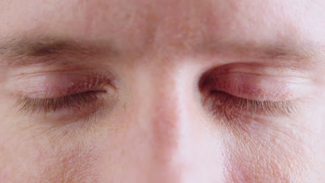 eyes, biometrics and closeup of a man