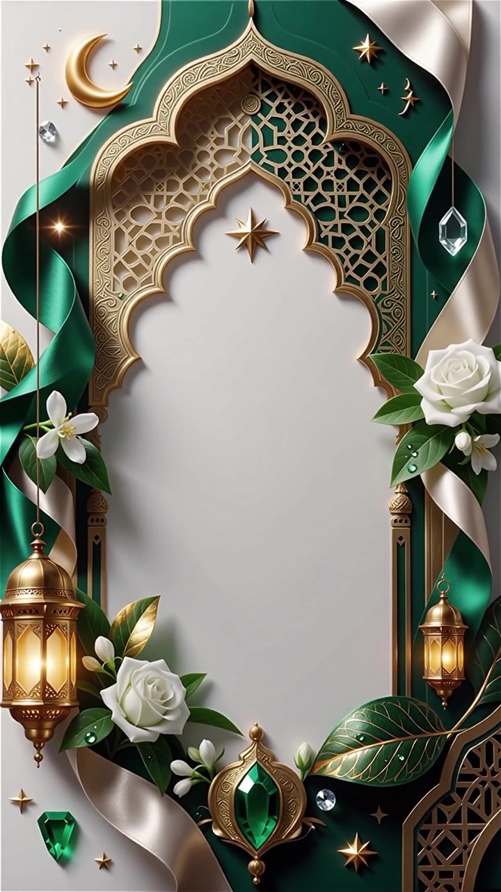 Compleanno del Profeta Maometto Mawlid al-Nabi Sfondo Islamico