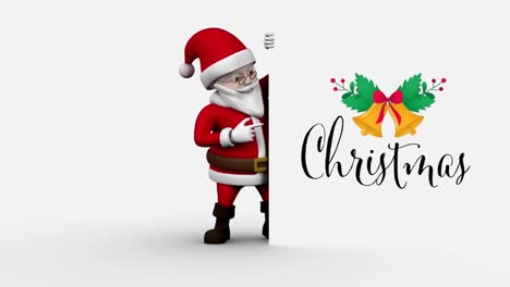 Animation-of-christmas-text-over-santa-claus
