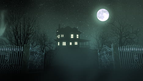 Mystical-horror-background-with-the-house-and-moon-abstract-backdrop-1