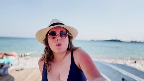 athens beach vlog: young woman shares summer story