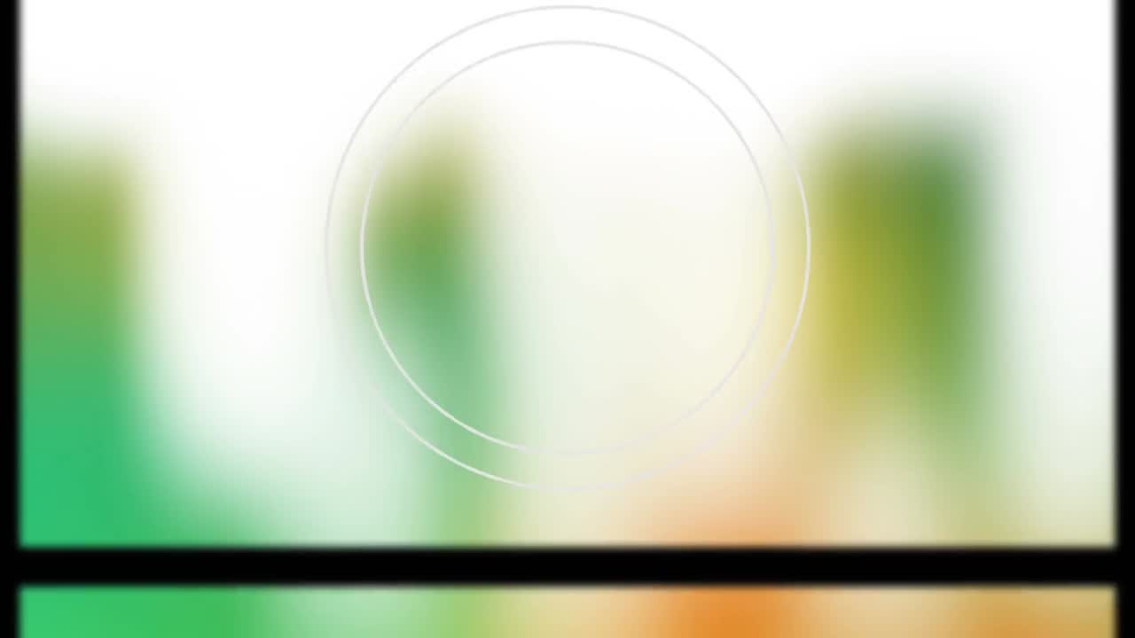 다채로운 디지털 배경 위에 필름 릴의 애니메이션