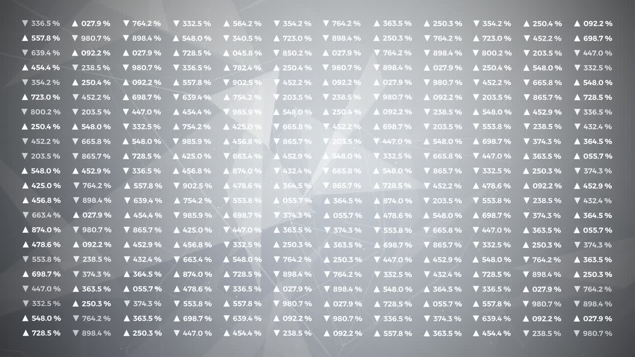 Data and report statistics, animation with graph diagrams.