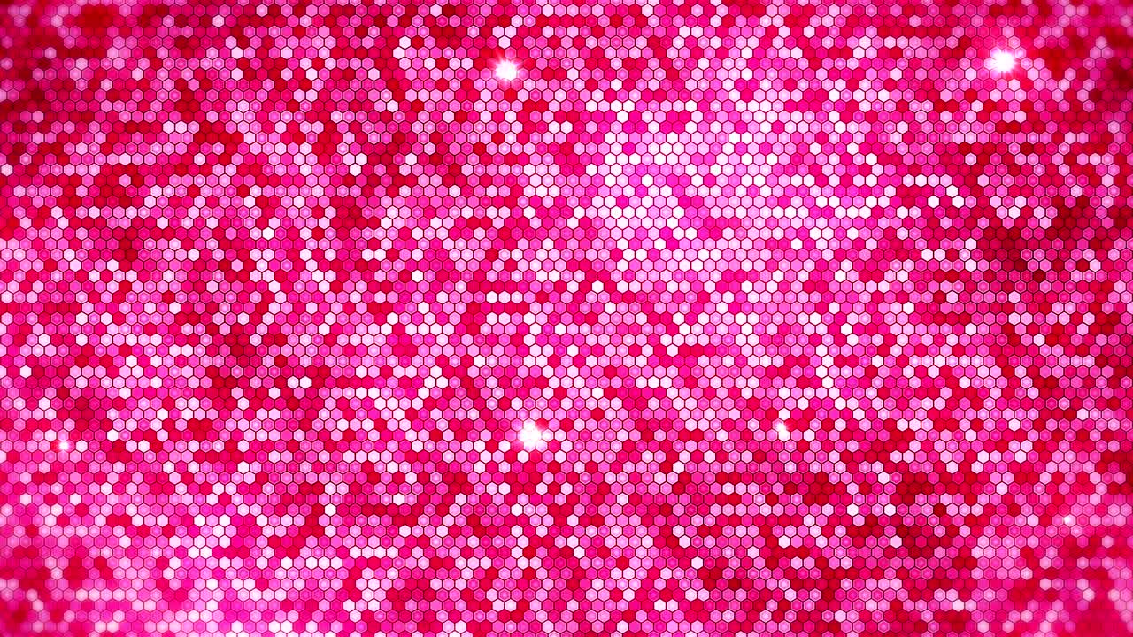 Red electric lightning honeycomb background. Glowing electric hexagon with shining light. Business technology loop animation.