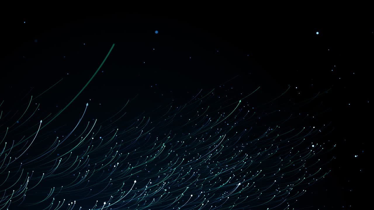 Particles dust abstract light bokeh motion titles cinematic background loop