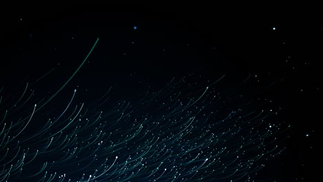 partículas de polvo abstracto luz bokeh títulos de movimiento bucle de fondo cinematográfico