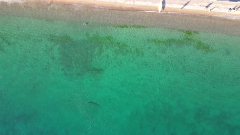 Una-Fotografía-De-Un-Dron-De-Una-Playa-Tropical-En-4k