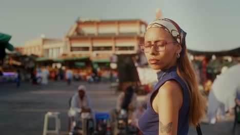 portrait of a woman in marrakech