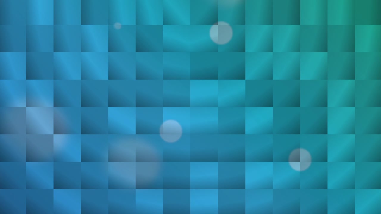 Abstract Blue Background with Squares and Blurs