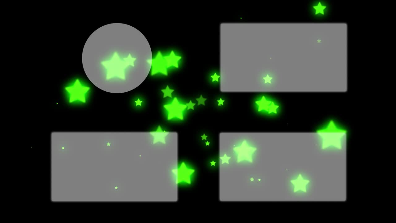 객체 조명 엔드 카드 엔딩 스크린 모션 그래픽