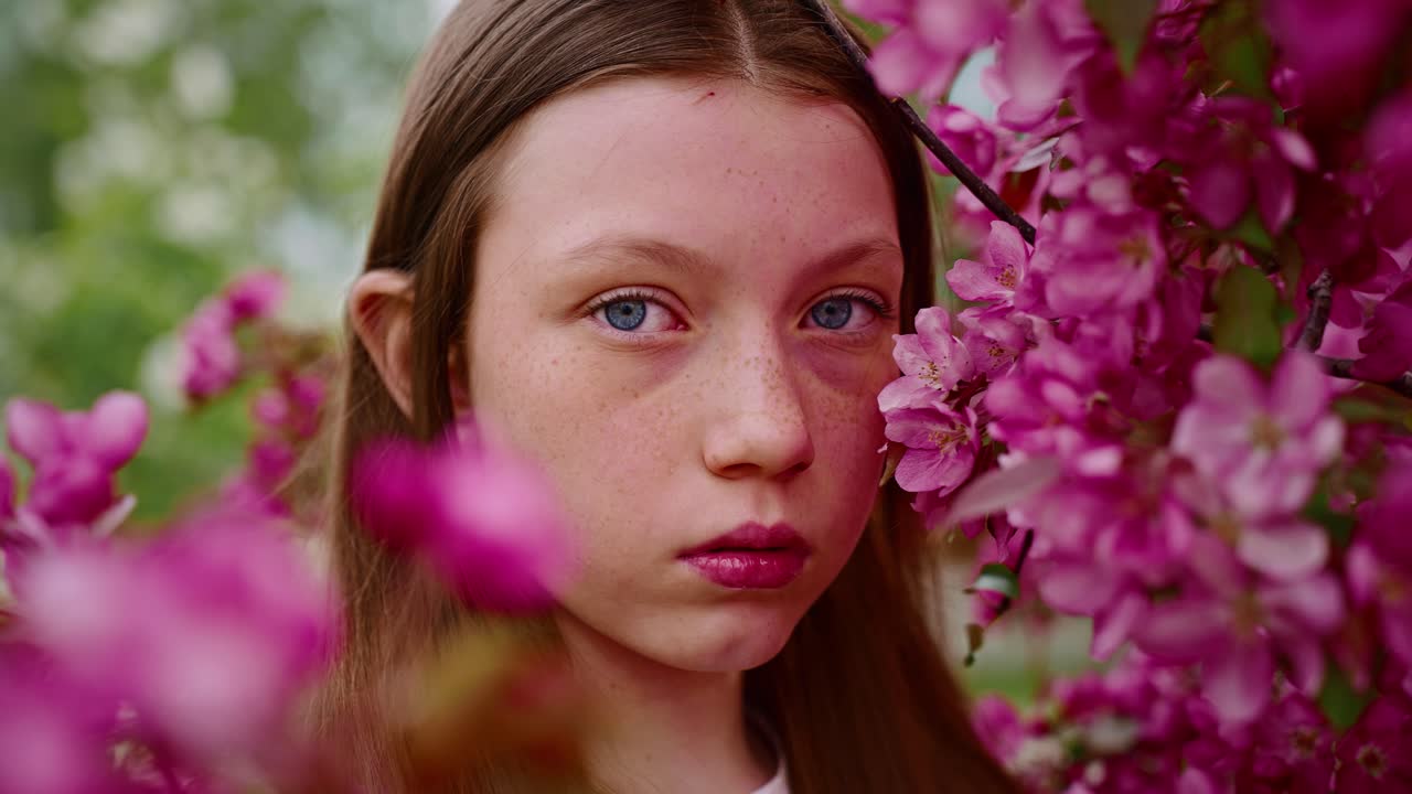 Teenage Girl in Pink Bloom