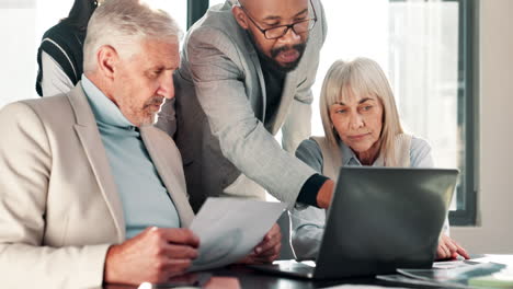 group of business people collaborating in the office
