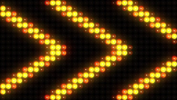 Loop di sfondo VJ per palco con parete di luci lampeggianti