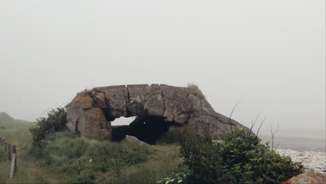 instalación abandonada del búnker de la segunda guerra mundial en normandía