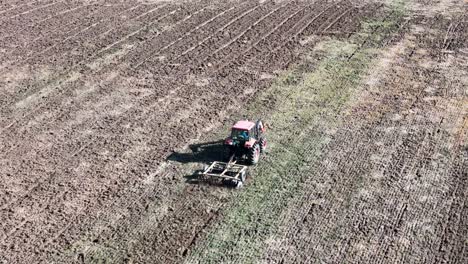 cultivating tomorrow: tractor's rotary magic in action