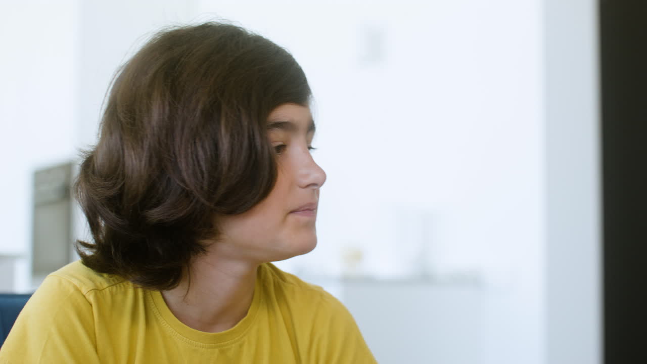 Girl at home