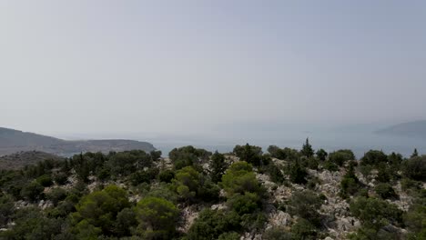 Aerial-drone-breathtaking-view-video-of-Argolis-region-in-Peloponnese-peninsula,-Greece