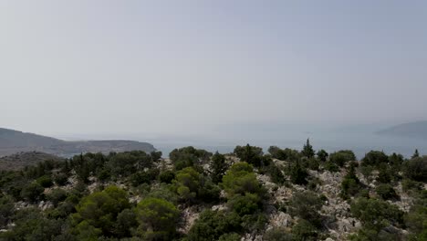 aerial drone breathtaking view video of argolis region in peloponnese peninsula, greece
