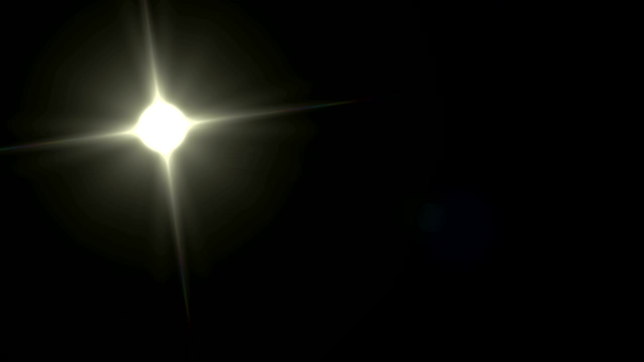 Las luces de las lentes