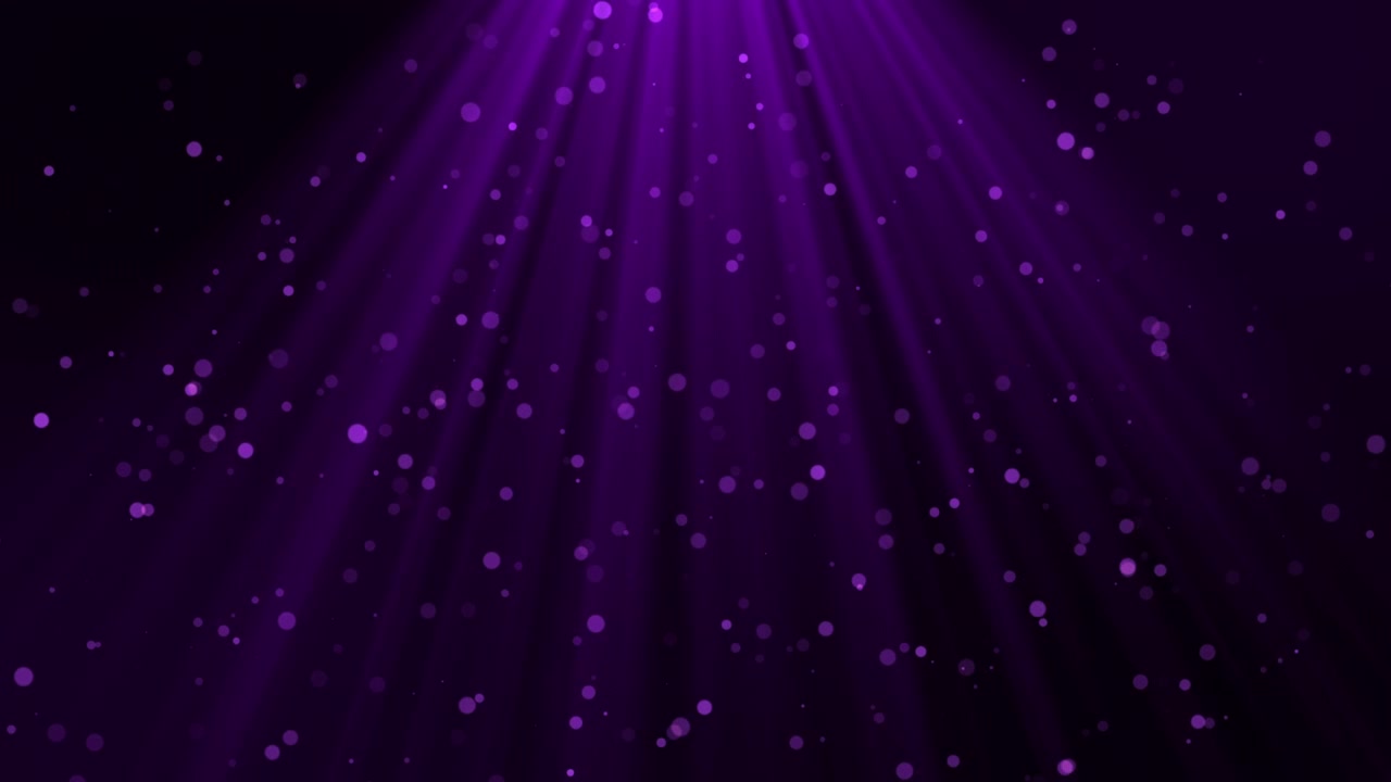 Abstract Purple Light Rays with Floating Particles