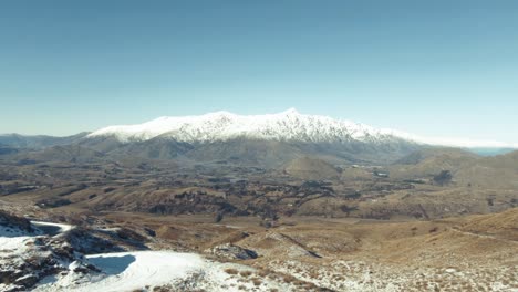 vista de la cordillera de los notables en nueva zelanda desde el pico coronet