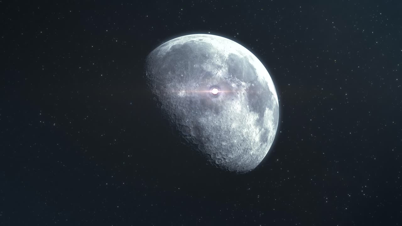 달 표면의 대규모 핵폭발