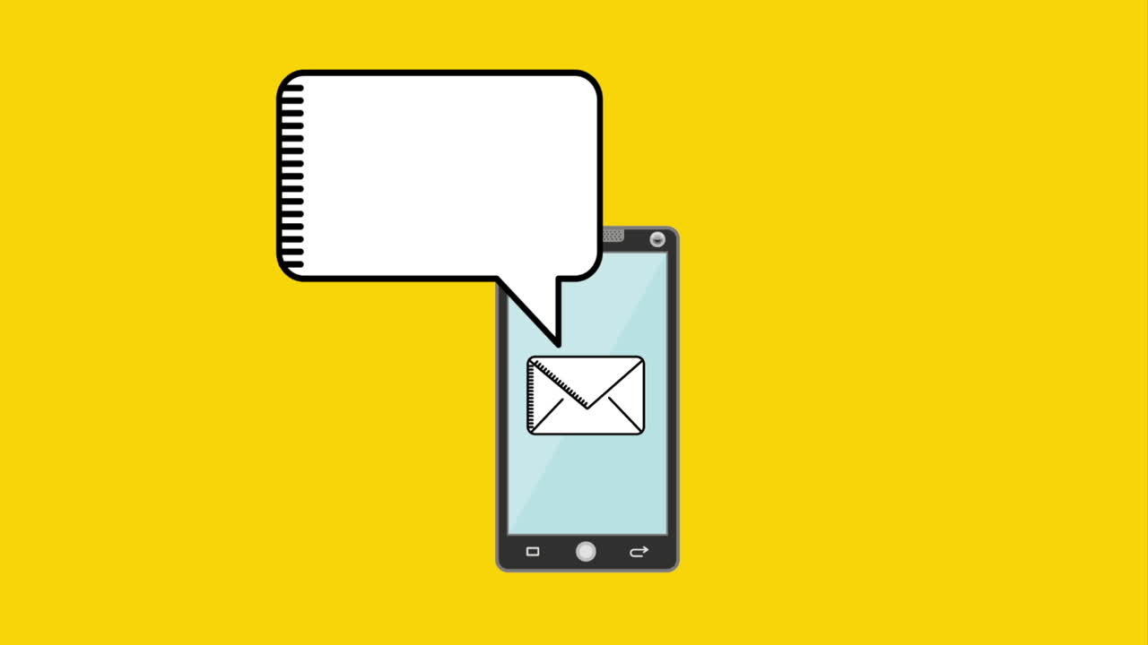 teléfono móvil con notificación por correo electrónico