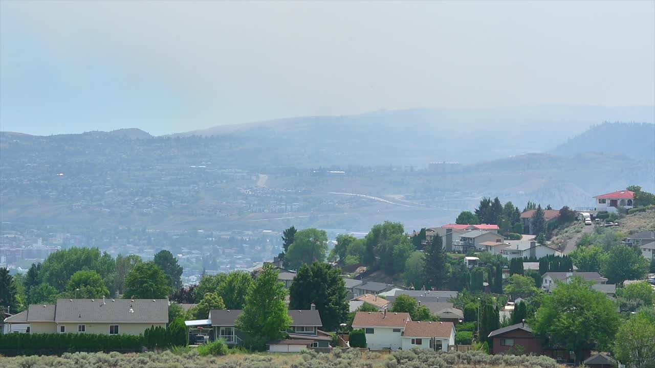 Smokey Shadows: Kamloops' Cityscape Altered by the Ross Moore Lake Wildfire