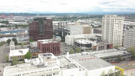 Disparo-Aéreo-De-Un-Dron-Sobre-El-Centro-De-Tacoma