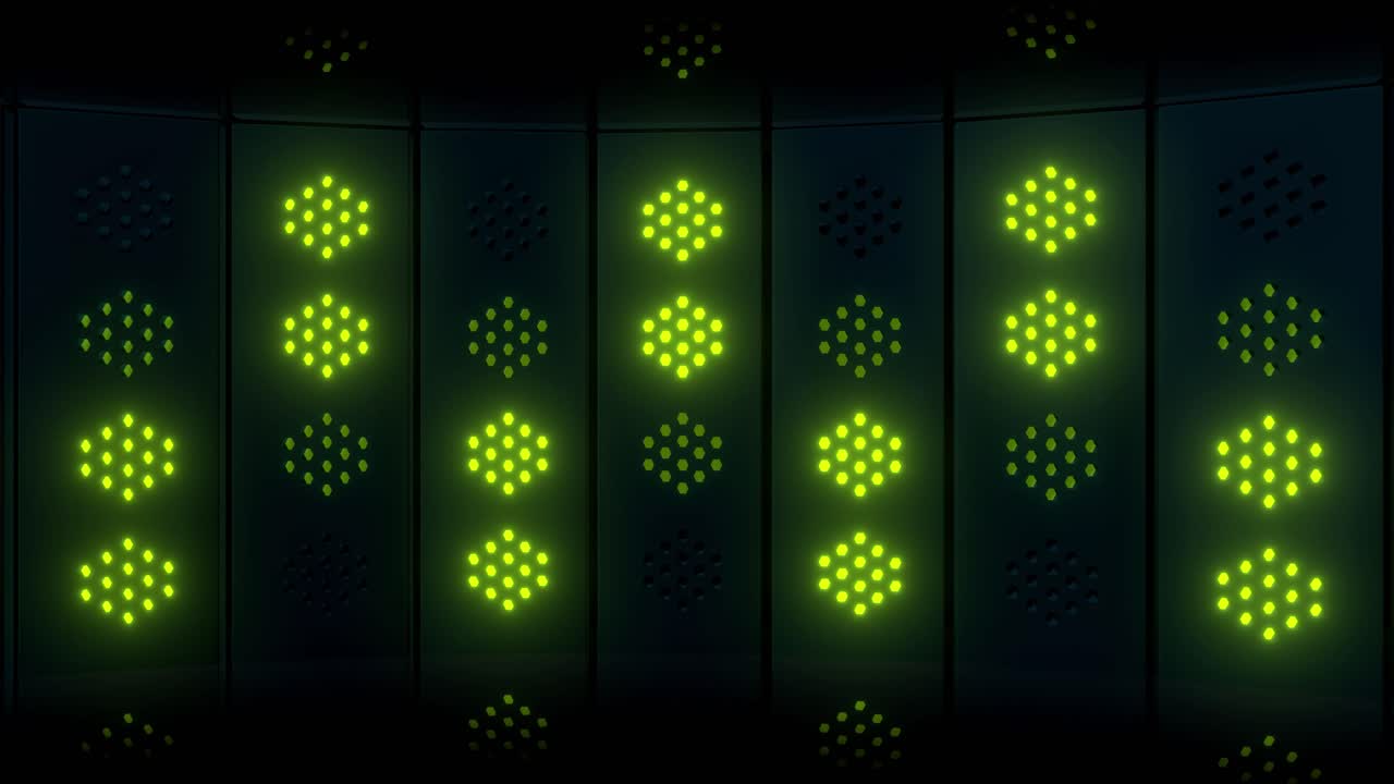 Glowing Panel Pattern