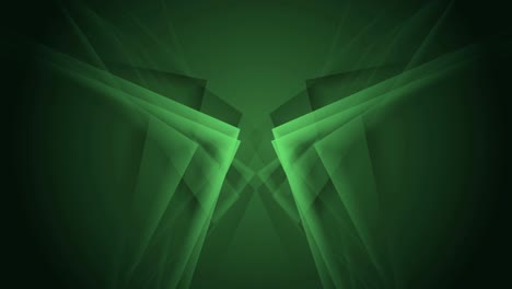 dark green shiny glossy geometric lines abstract motion background
