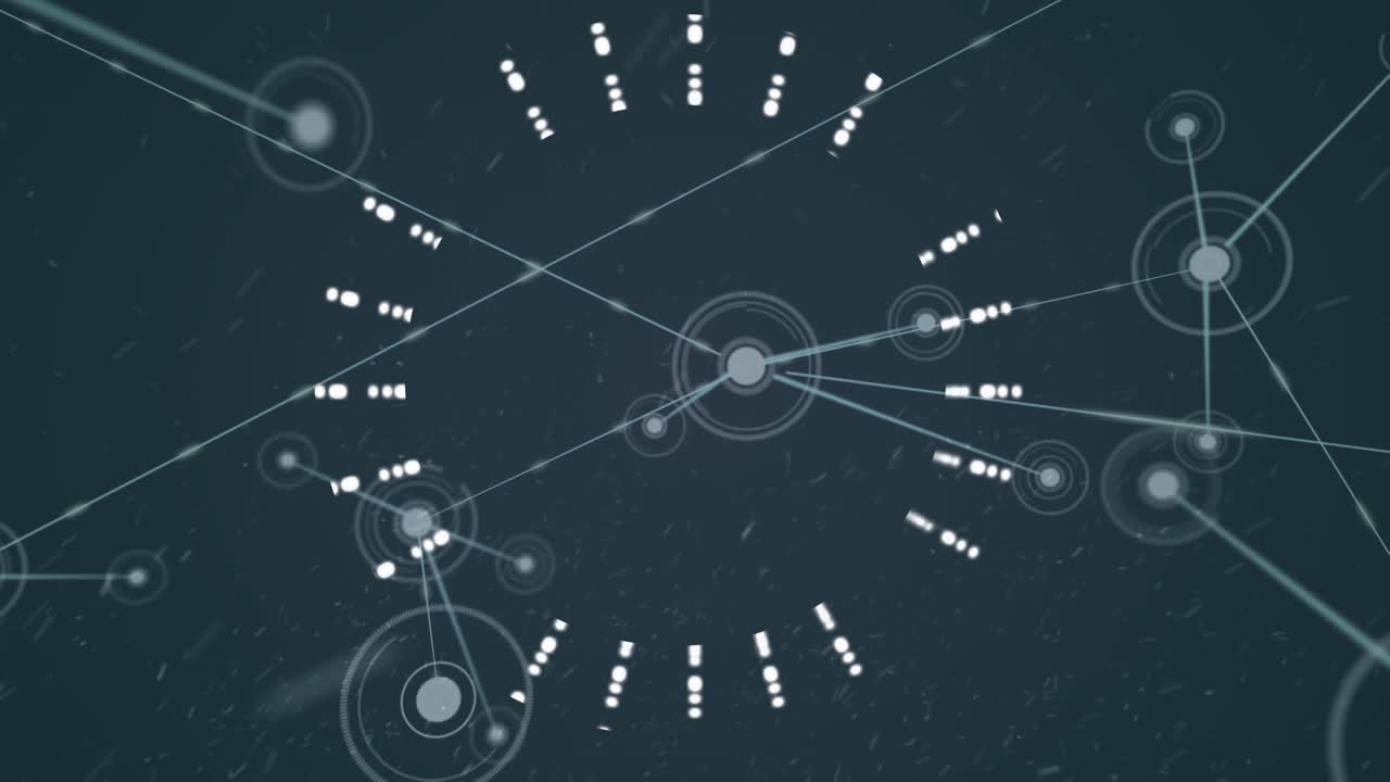 연결 네트워크의 애니메이션과 데이터 처리