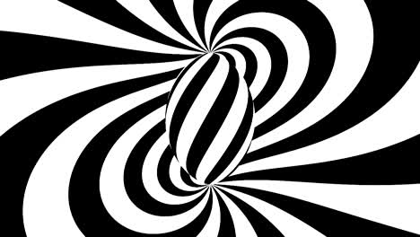 hypnotic spiral. black and white hypnosis