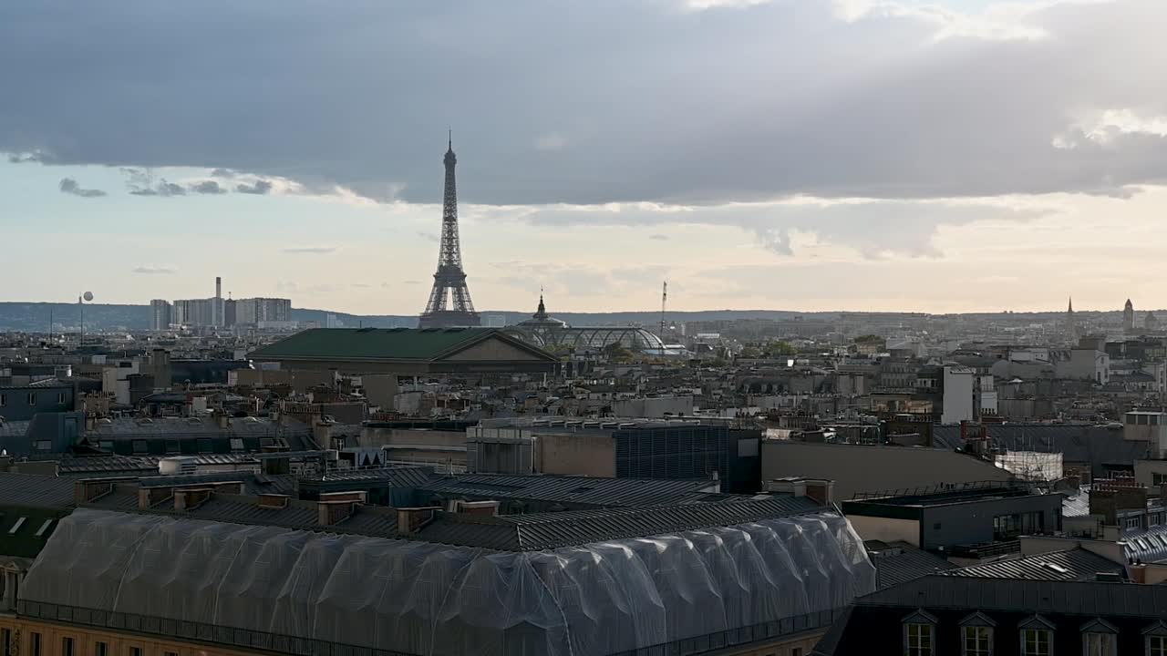 View of the Eiffel Tower, Paris, France