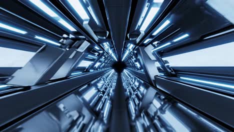 futuristic tunnel corridor