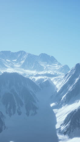 snowy mountain scenery