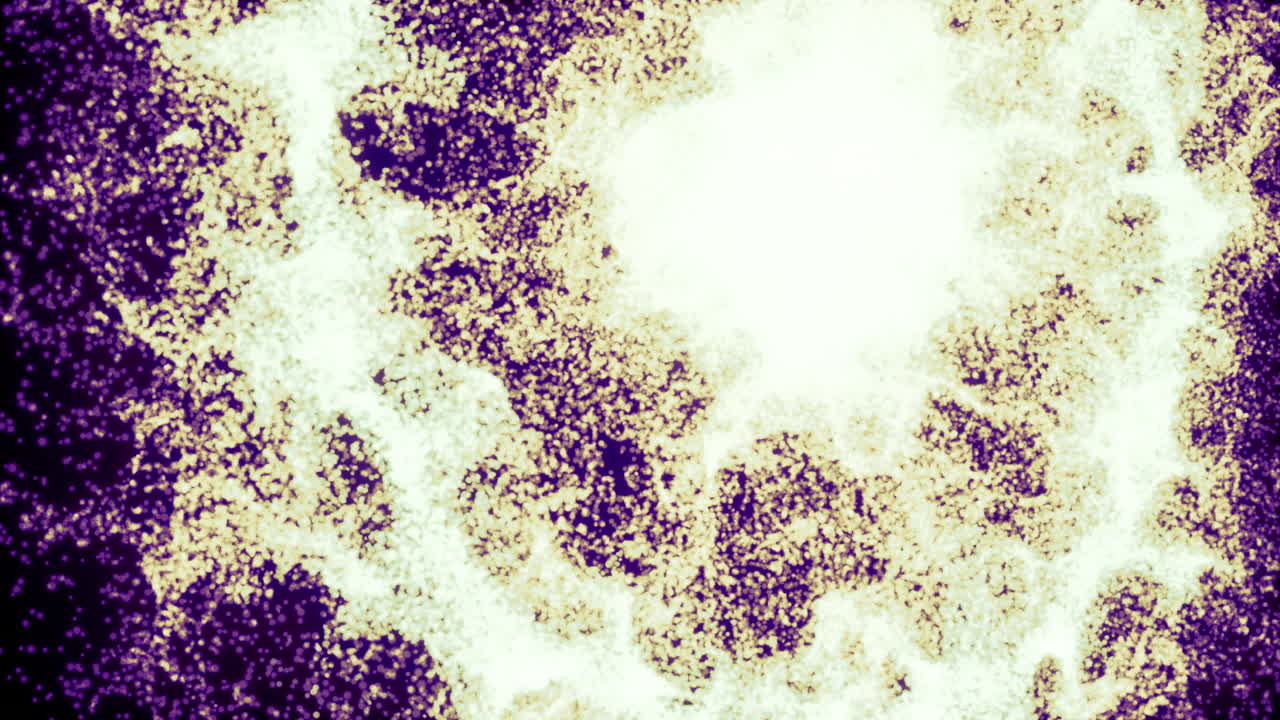 fondo de partículas abstractas: explosión cósmica de luz y color