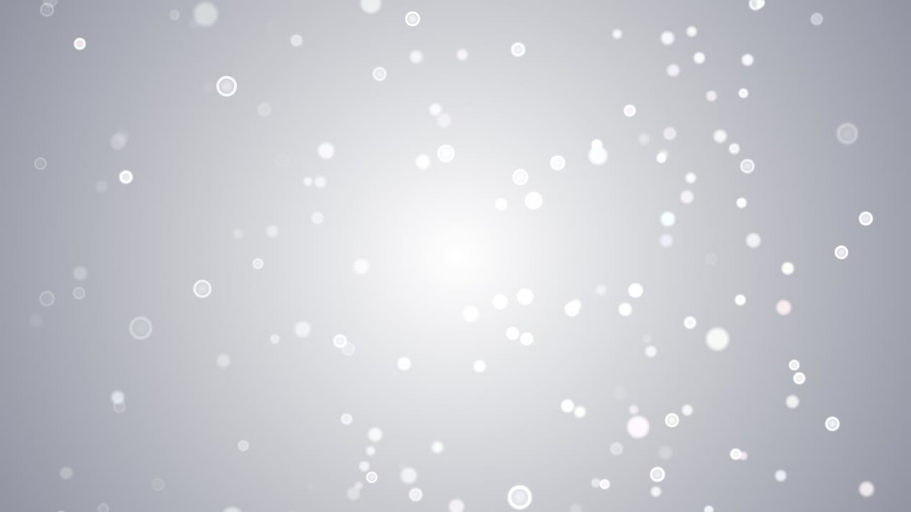 4K 3D Clean white Abstract particle dust Loop background. | Vídeo de ...